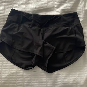 Black lululemon shorts